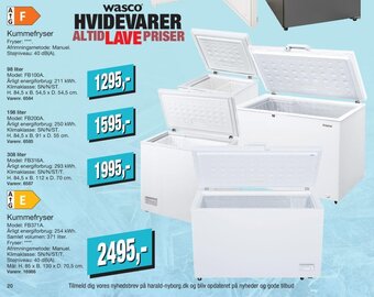 Harald Nyborg Kummefryser tilbud