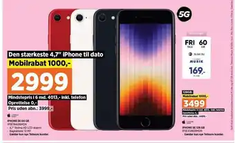 Power Iphone se 64 el. 128 gb tilbud