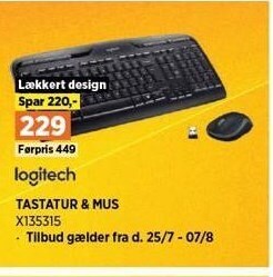Power Tastatur & mus tilbud