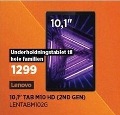 Power 10,1" tab m10 hd (2nd gen) tilbud