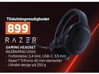 Power Gaming headset tilbud