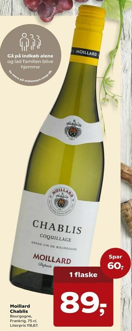 Dagli'Brugsen Moillard Chablis tilbud