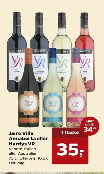 Dagli'Brugsen Jairo Villa Annaberta eller Hardys VR tilbud