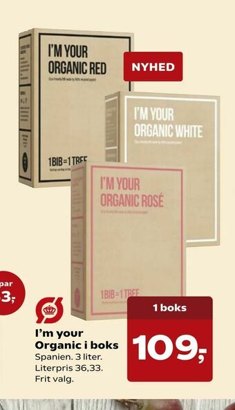 Dagli'Brugsen I'm your Organic i boks tilbud
