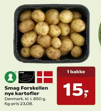 Smag Forskellen nye kartofler