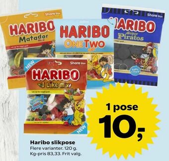 Dagli'Brugsen Haribo slikpose tilbud
