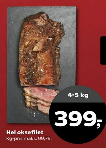 Hel oksefilet