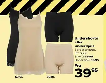 Kvickly Undershorts eller underkjole tilbud