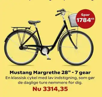 Kvickly Mustang Margrethe 28" - 7 gear tilbud