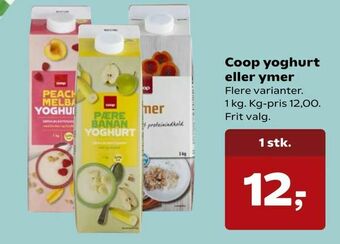 Kvickly Coop yoghurt eller ymer tilbud