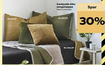 Kvickly Gavlpude eller sengetæppe tilbud