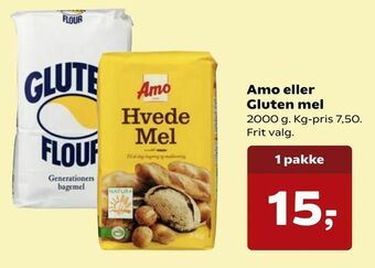 Kvickly Amo eller Gluten mel tilbud
