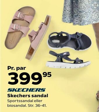 Kvickly Skechers sandal tilbud