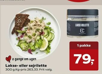 Kvickly Lakse- eller sejrilette tilbud