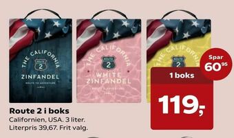 Kvickly Route 2 i boks tilbud