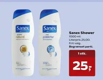 SuperBrugsen Sanex Shower tilbud
