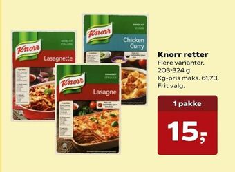 SuperBrugsen Knorr retter tilbud