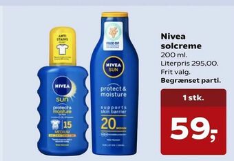 SuperBrugsen Nivea solcreme tilbud