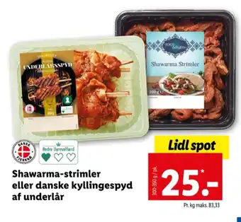 Lidl Grillmester kyllingespyd tilbud