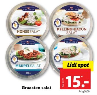 Lidl Graasten makrelsalat tilbud