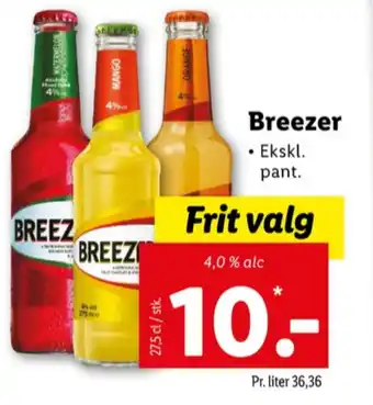 Lidl Bacardi breezer rtd-cider tilbud