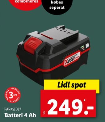 Lidl Parkside batteri tilbud