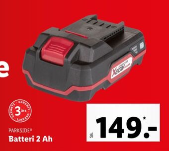 Lidl Parkside batteri tilbud