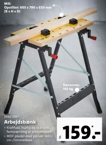 Parkside arbejdsbænk