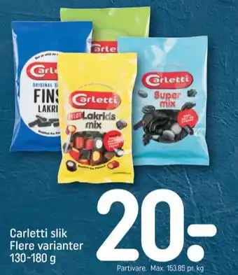 REMA 1000 Finsk lakrids slikposer tilbud