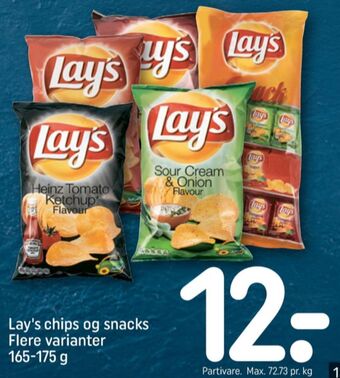 REMA 1000 Lays chips tilbud