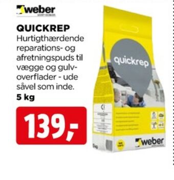jem & fix Weber pudsemørtel tilbud