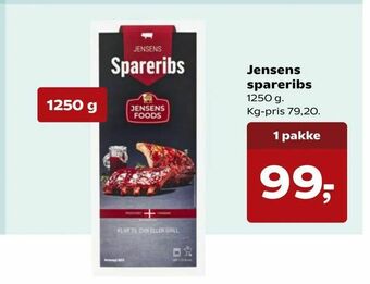SuperBrugsen Jensens spareribs tilbud