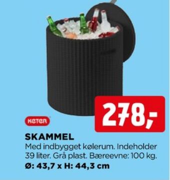 jem & fix Keter skammel tilbud