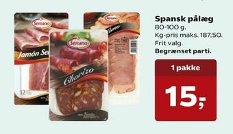 SuperBrugsen Spansk pålæg tilbud