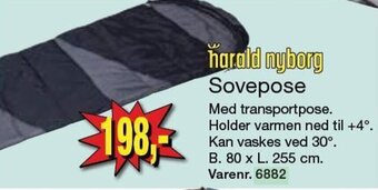 Harald Nyborg Sovepose tilbud