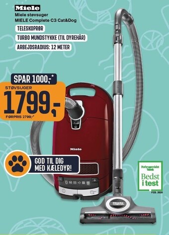 Skousen Miele støvsuger tilbud