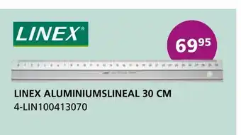 Linex aluminiumslineal 30 cm