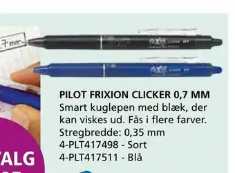 Pilot frixion clicker 0,7 mm