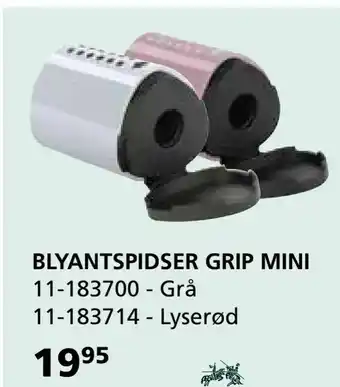 Blyantspidser grip mini