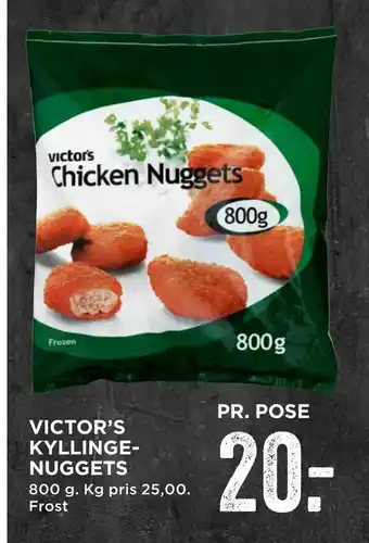 MENY Victor's kyllinge­ nuggets tilbud