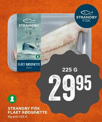MENY Strandby fisk flået rødspætte tilbud