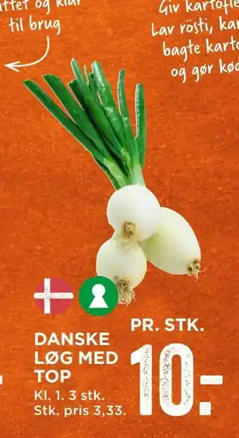 Danske løg med top