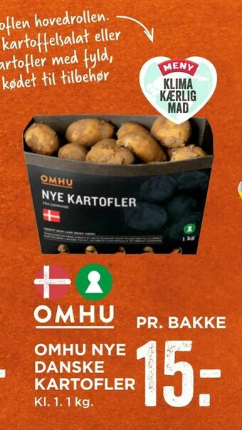 MENY Omhu nye danske kartofler tilbud