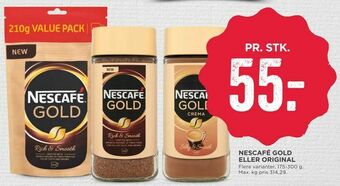 MENY Nescafé gold eller original tilbud