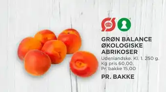 Grøn balance økologiske abrikoser
