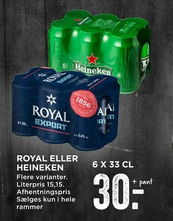 MENY Royal eller heineken tilbud