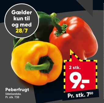 Bilka Peberfrugt tilbud