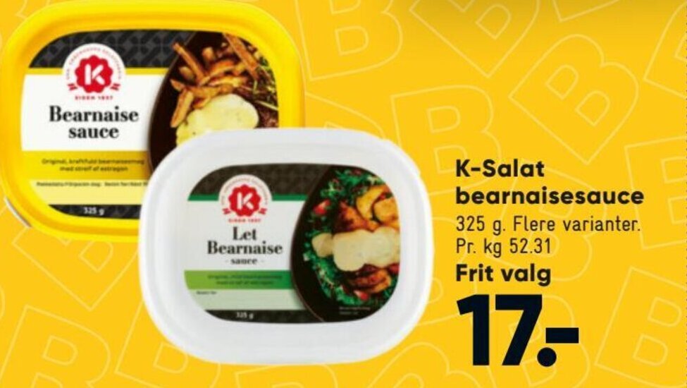 KSalat Bearnaise sauce tilbud hos Bilka