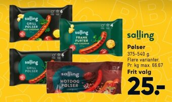 Bilka Pølser tilbud