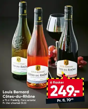 Bilka Louis Bernard Côtes-du-Rhône tilbud